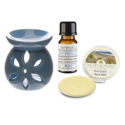 Sea Fresh Oil Burner Gift Set in Box